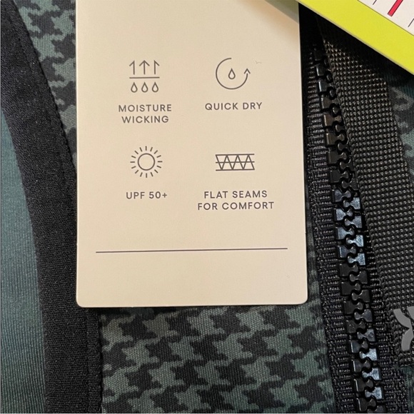 🆕 All In Motion Woman’s Knit Racerback Active Dress Sleeveless Houndstooth | NWT - Picture 8 of 11